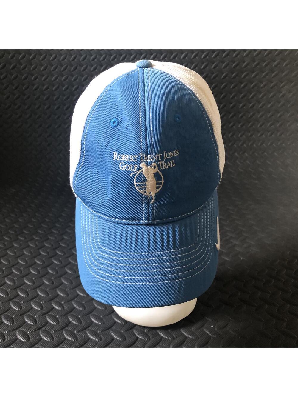 Nike Golf Robert Trent Jones Golf Trail Blue and White Mesh Back Baseball Cap